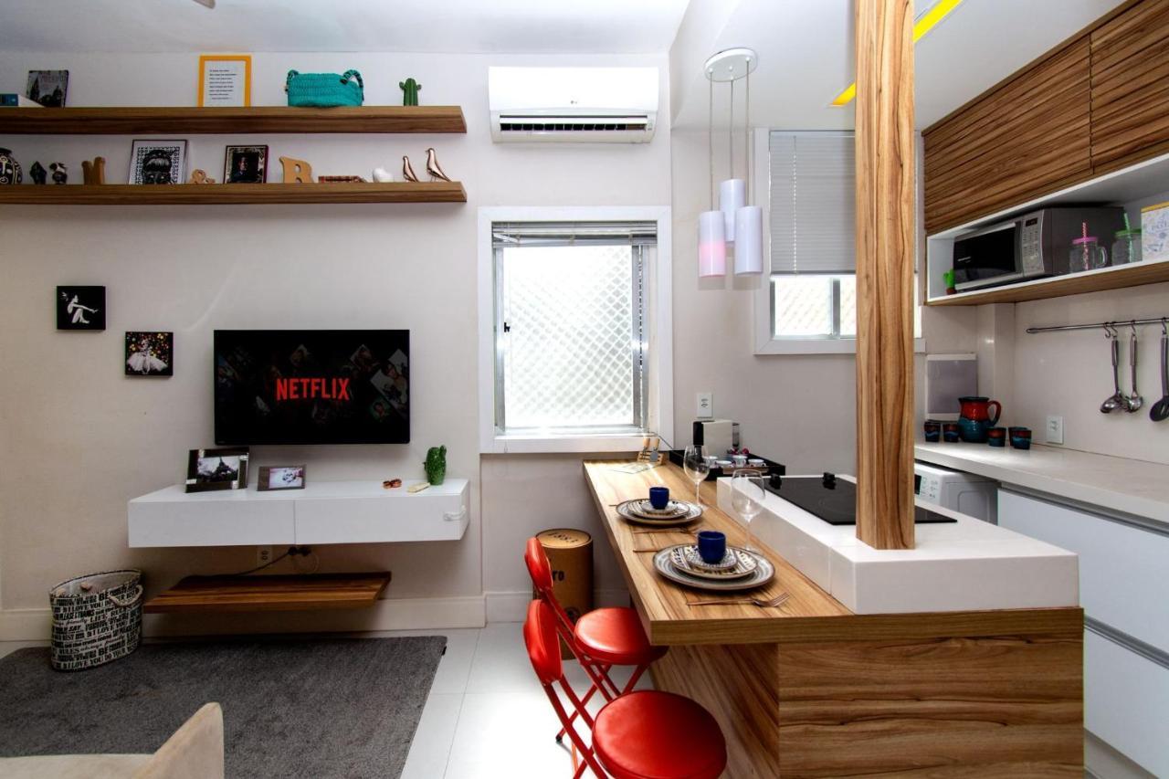 Design Leblon - Praia, Conforto E Gastronomia ริโอเดจาเนโร ภายนอก รูปภาพ